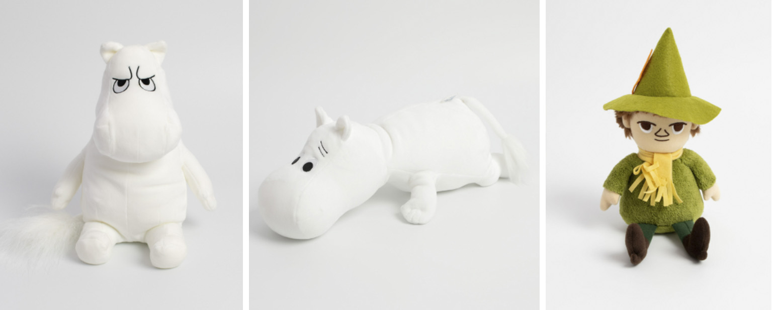 A special pre-opening of the official Moomin online shop in Japan during  December