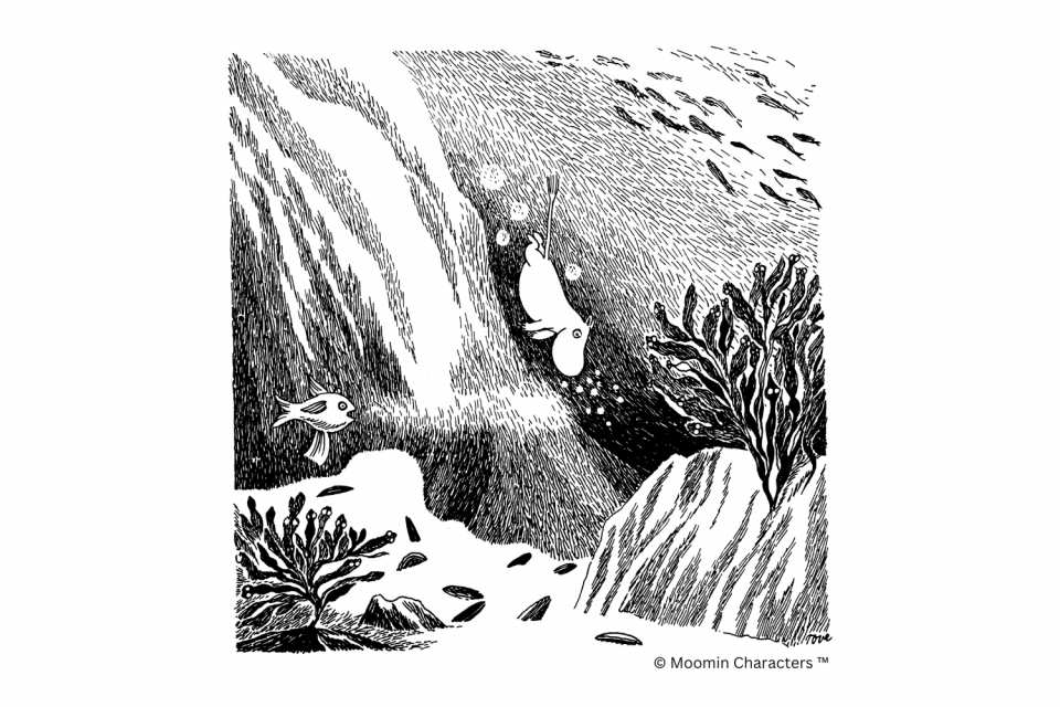 Moomin illustration by Tove Jansson