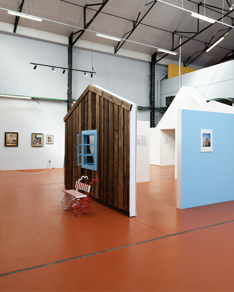 Interior of exhibition hall