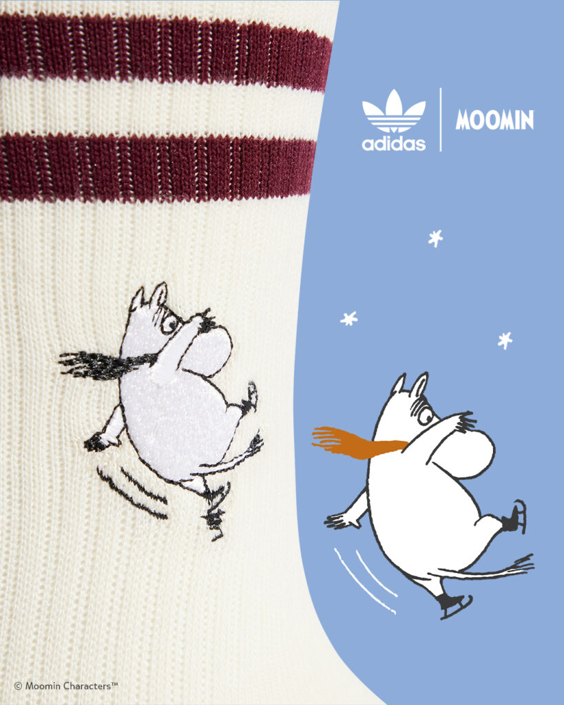 Moomin adidas socks