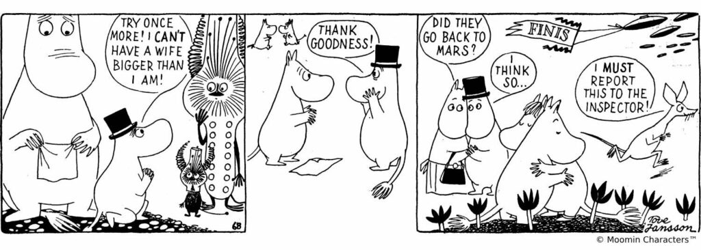 Moomin comic strip