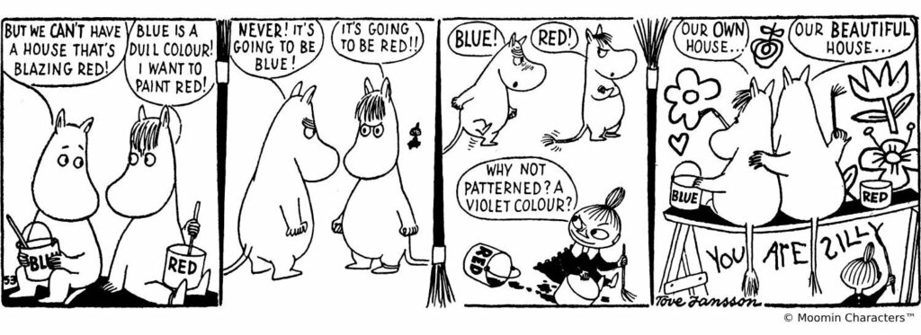 Moomin comic strip