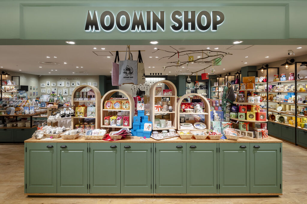 Moomin shop store front